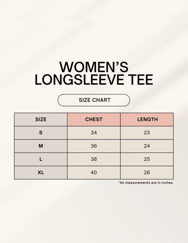 "Women’s Long Sleeve Cotton Tee – Soft & Comfortable" - Image 5