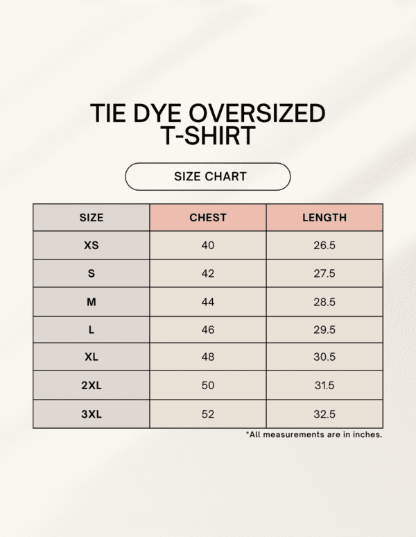 Tie-Dye Oversized T-Shirt – Vibrant Comfort & Style - Image 3