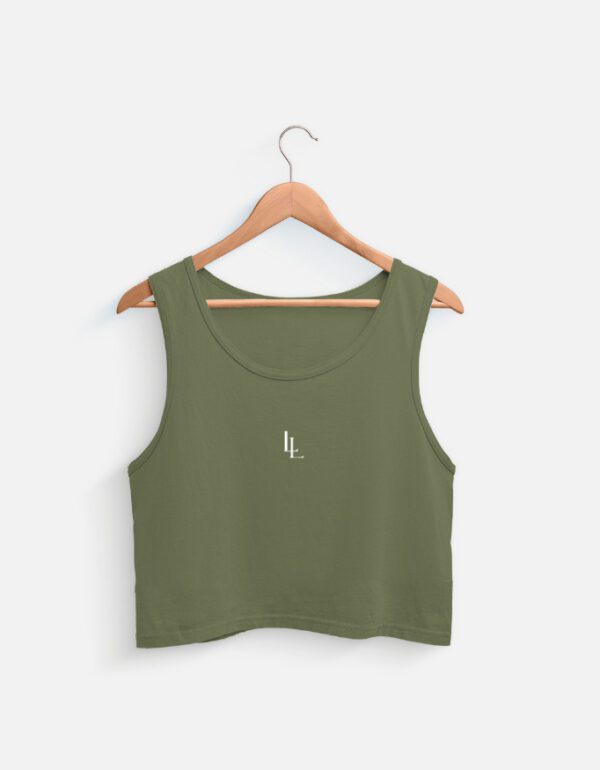 "Women’s Pure Cotton Crop Tank – Soft & Stylish" - Image 2