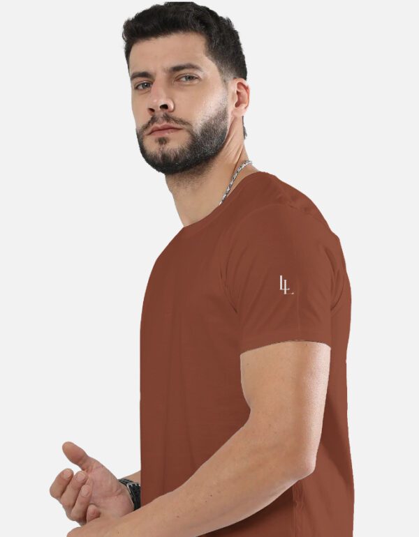 "Men’s Classic Crew Neck Cotton T-Shirt – Soft & Durable" - Image 4