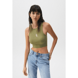 "Women’s Pure Cotton Crop Tank – Soft & Stylish"