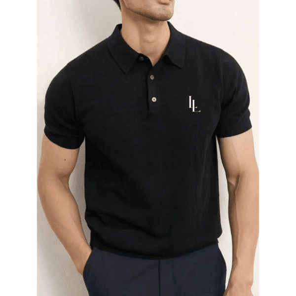 Men's Polo luxe T-shirt - Image 4