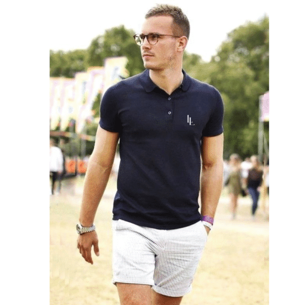 Men's Polo luxe T-shirt - Image 3