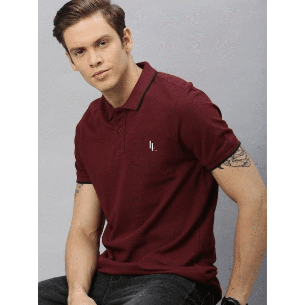 Men's Polo luxe T-shirt - Image 4