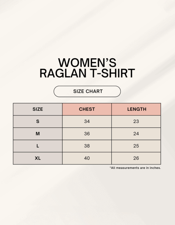 Women's Raglan T-Shirt - Image 3