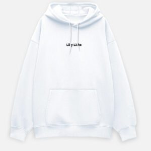 white hoodie