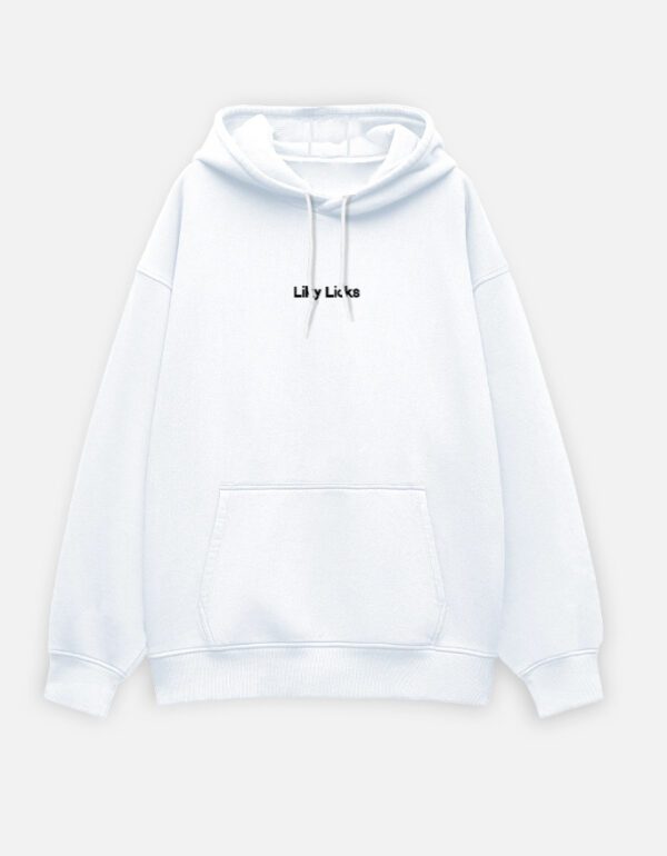 white hoodie