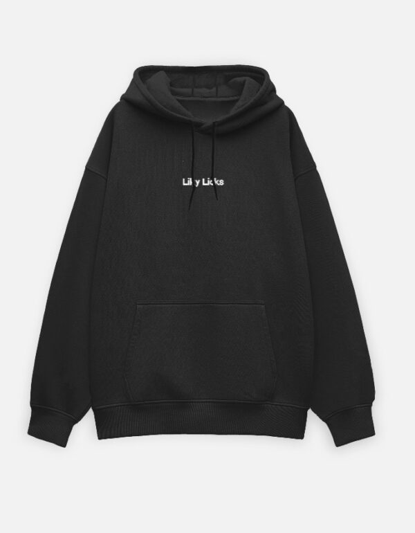 black hoodie