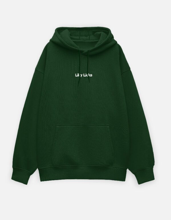 green hoodie